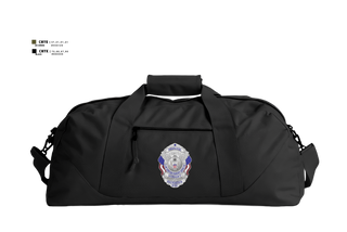 Duffle Bag, LEO Support Foundation, Police, Teamtime, Team time, sublimation, custom sports apparel, team uniforms, spirit wear, spiritwear, sports uniforms, custom shirts, team store, custom team store, fundraiser sports, apparel fundraiser