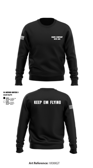 Crew Neck Sweatshirt, Bravo company 46th ASB, , Teamtime, Team time, sublimation, custom sports apparel, team uniforms, spirit wear, spiritwear, sports uniforms, custom shirts, team store, custom team store, fundraiser sports, apparel fundraiser