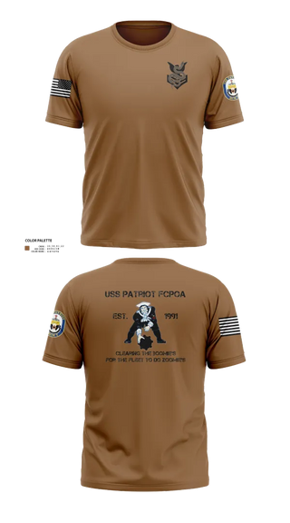 Old School Cotton Feel Shirt, Uss patriot, Navy, Teamtime, Team time, sublimation, custom sports apparel, team uniforms, spirit wear, spiritwear, sports uniforms, custom shirts, team store, custom team store, fundraiser sports, apparel fundraiser