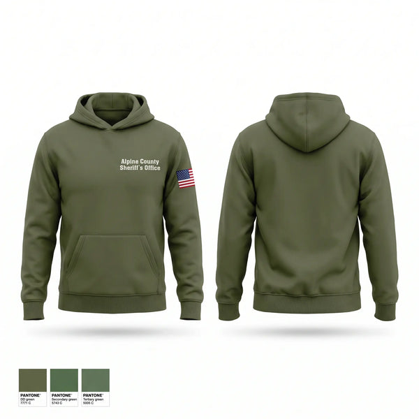 Hoodie, Alpine County Sheriff’s Office, Police, Teamtime, Team time, sublimation, custom sports apparel, team uniforms, spirit wear, spiritwear, sports uniforms, custom shirts, team store, custom team store, fundraiser sports, apparel fundraiser