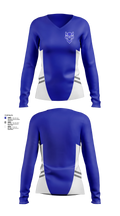 Blue Devils Women's Long Sleeve V-neck Shirt - 3