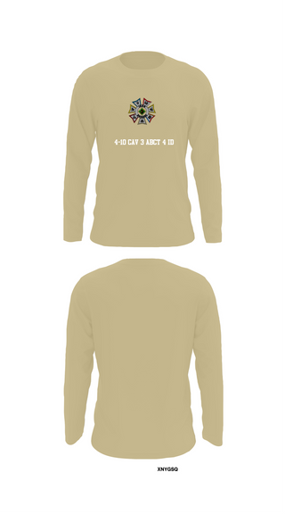 Long Sleeve Performance Shirt, 4-10 CAV 3 ABCT 4 ID, , Teamtime, Team time, sublimation, custom sports apparel, team uniforms, spirit wear, spiritwear, sports uniforms, custom shirts, team store, custom team store, fundraiser sports, apparel fundraiser
