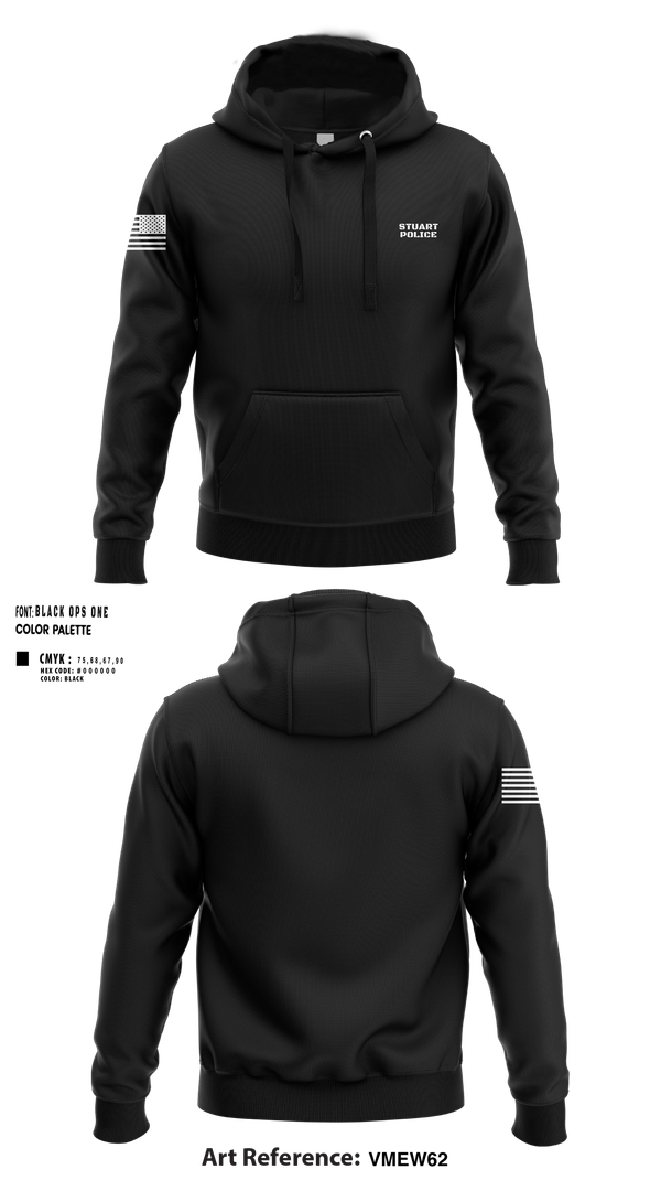 Hoodie, Stuart Police, Women's Volleyball, Teamtime, Team time, sublimation, custom sports apparel, team uniforms, spirit wear, spiritwear, sports uniforms, custom shirts, team store, custom team store, fundraiser sports, apparel fundraiser