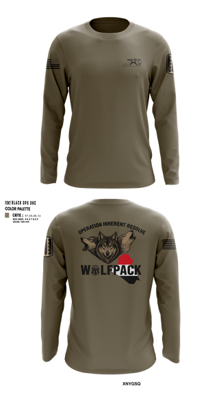 Long Sleeve Performance Shirt, , Army, Teamtime, Team time, sublimation, custom sports apparel, team uniforms, spirit wear, spiritwear, sports uniforms, custom shirts, team store, custom team store, fundraiser sports, apparel fundraiser