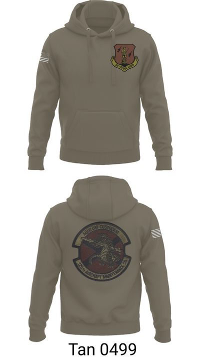 125th Tactical Aircraft Maintenance SQ 70898638 Hoodie - 74
