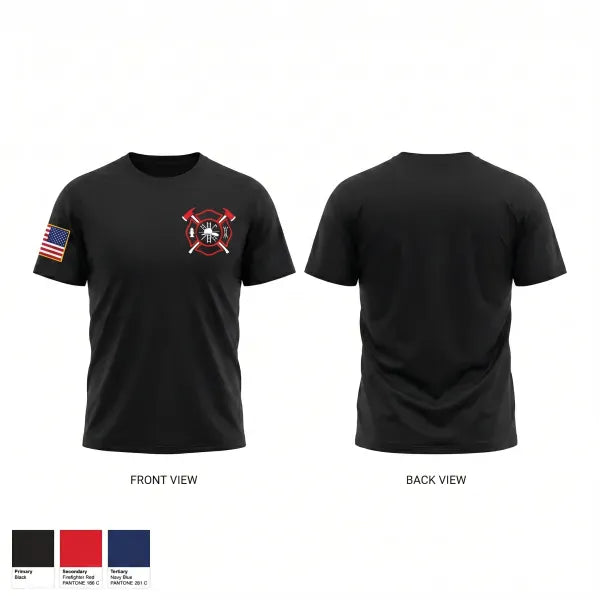 Zumbrota Fire Department 48252815 Old School Cotton Feel Shirt - 1