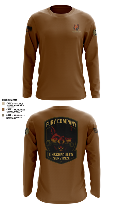 Unscheduled Service 19126504 Long Sleeve Performance Shirt 2