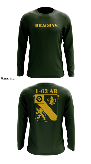 Long Sleeve Performance Shirt, 1-63 AR, 2 ABCT, 1 ID, Army, Teamtime, Team time, sublimation, custom sports apparel, team uniforms, spirit wear, spiritwear, sports uniforms, custom shirts, team store, custom team store, fundraiser sports, apparel fundraiser