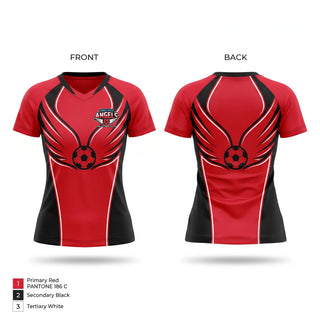 Womens Soccer Jersey, Lakes Area Angels, Women's Soccer, Teamtime, Team time, sublimation, custom sports apparel, team uniforms, spirit wear, spiritwear, sports uniforms, custom shirts, team store, custom team store, fundraiser sports, apparel fundraiser
