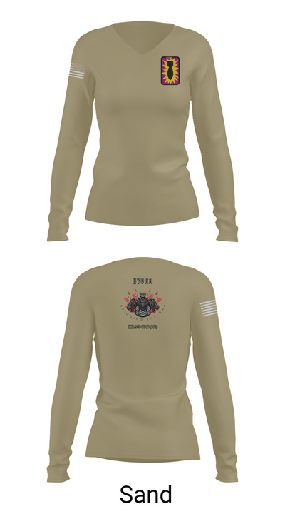 HHD, 52ND EOD GP 26813133 Women's Long Sleeve V-neck Shirt - 97