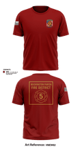 Washington Parish Fire District 5  Short Sleeve Performance Shirt - 1