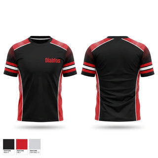 Short Sleeve Performance Shirt, Diablos, Baseball, Teamtime, Team time, sublimation, custom sports apparel, team uniforms, spirit wear, spiritwear, sports uniforms, custom shirts, team store, custom team store, fundraiser sports, apparel fundraiser