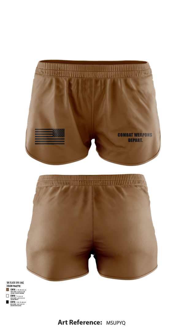 Ranger Panties, Combat Weapons Depart., , Teamtime, Team time, sublimation, custom sports apparel, team uniforms, spirit wear, spiritwear, sports uniforms, custom shirts, team store, custom team store, fundraiser sports, apparel fundraiser