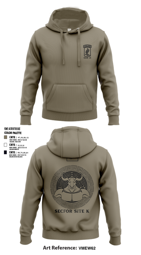 Hoodie, 173RD SECFOR OAS IX, Army, Teamtime, Team time, sublimation, custom sports apparel, team uniforms, spirit wear, spiritwear, sports uniforms, custom shirts, team store, custom team store, fundraiser sports, apparel fundraiser