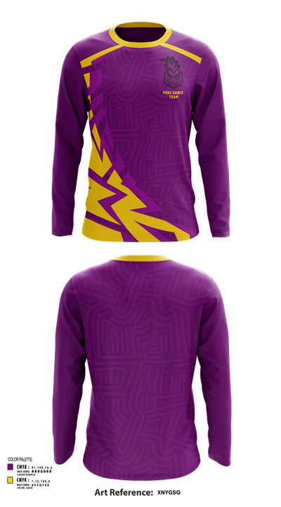 PHHS Dance Team 93215785 Long Sleeve Performance Shirt 42