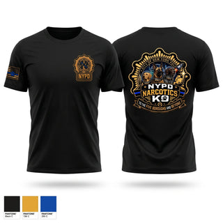 Short Sleeve Performance Shirt, NYPD NARCOTICS K9, Police, Teamtime, Team time, sublimation, custom sports apparel, team uniforms, spirit wear, spiritwear, sports uniforms, custom shirts, team store, custom team store, fundraiser sports, apparel fundraiser