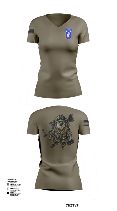 Wombats 19106306 Women's Short Sleeve V-neck Shirt - 102
