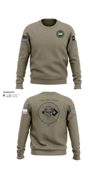 Crew Neck Sweatshirt, , National Guard, Teamtime, Team time, sublimation, custom sports apparel, team uniforms, spirit wear, spiritwear, sports uniforms, custom shirts, team store, custom team store, fundraiser sports, apparel fundraiser
