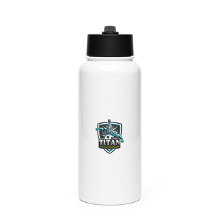 Titan Strikers FC 22139640 Stainless Steel Water Bottle with a Straw Lid