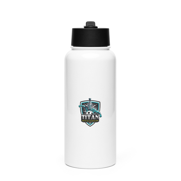 Titan Strikers FC 22139640 Stainless Steel Water Bottle with a Straw Lid