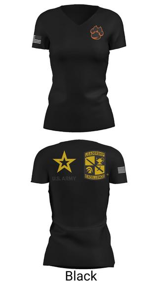 Womens Short Sleeve Vneck Shirt, MMI ROTC, Army, Teamtime, Team time, sublimation, custom sports apparel, team uniforms, spirit wear, spiritwear, sports uniforms, custom shirts, team store, custom team store, fundraiser sports, apparel fundraiser