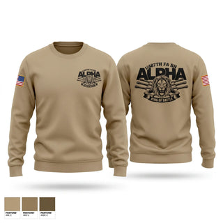 Crew Neck Sweatshirt, 1/487th FA BN, Army, Teamtime, Team time, sublimation, custom sports apparel, team uniforms, spirit wear, spiritwear, sports uniforms, custom shirts, team store, custom team store, fundraiser sports, apparel fundraiser