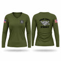 Greene County SWAT Women's Long Sleeve V-neck Shirt - 1
