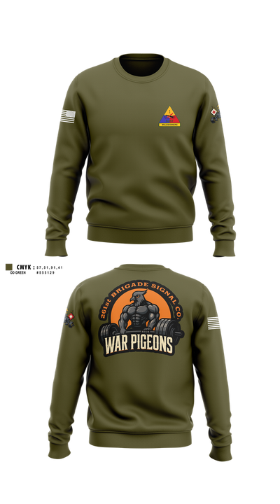 261st War Pigeons Crew Neck Sweatshirt - 100