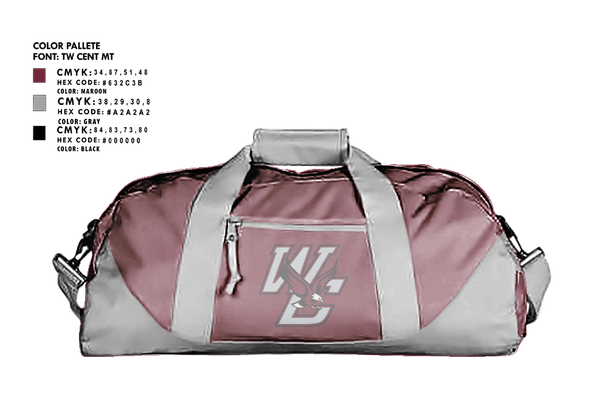 Duffle Bag, West Carroll, , Teamtime, Team time, sublimation, custom sports apparel, team uniforms, spirit wear, spiritwear, sports uniforms, custom shirts, team store, custom team store, fundraiser sports, apparel fundraiser