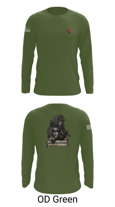 HHC 2-135th AVN REG 2256326 Long Sleeve Performance Shirt 44