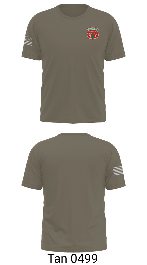 Short Sleeve Performance Shirt, North Carolina Forest Service, Fire Department, Teamtime, Team time, sublimation, custom sports apparel, team uniforms, spirit wear, spiritwear, sports uniforms, custom shirts, team store, custom team store, fundraiser sports, apparel fundraiser