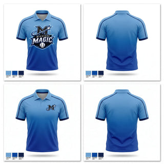 Short Sleeve Performance Polo, Michiana Magic, Baseball, Teamtime, Team time, sublimation, custom sports apparel, team uniforms, spirit wear, spiritwear, sports uniforms, custom shirts, team store, custom team store, fundraiser sports, apparel fundraiser