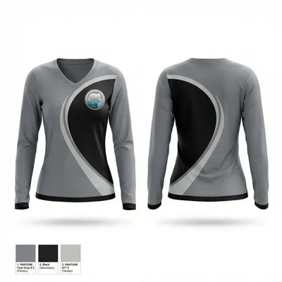 The Long Run 68652764 Women's Long Sleeve V-neck Shirt - 1