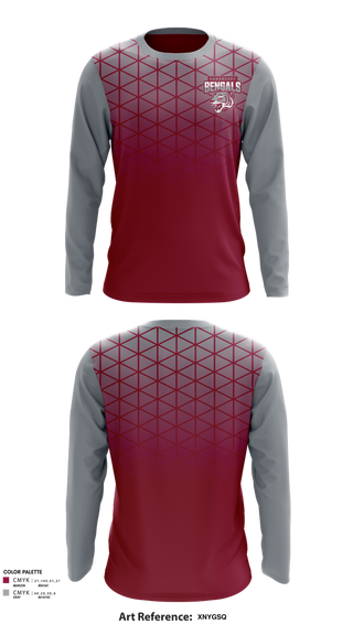 Long Sleeve Performance Shirt, Hansberry College Prep Basketball, Men's Basketball, Teamtime, Team time, sublimation, custom sports apparel, team uniforms, spirit wear, spiritwear, sports uniforms, custom shirts, team store, custom team store, fundraiser sports, apparel fundraiser