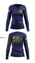 NIOC PACIFIC - RIMPAC 2026 Women's Long Sleeve V-neck Shirt - 6