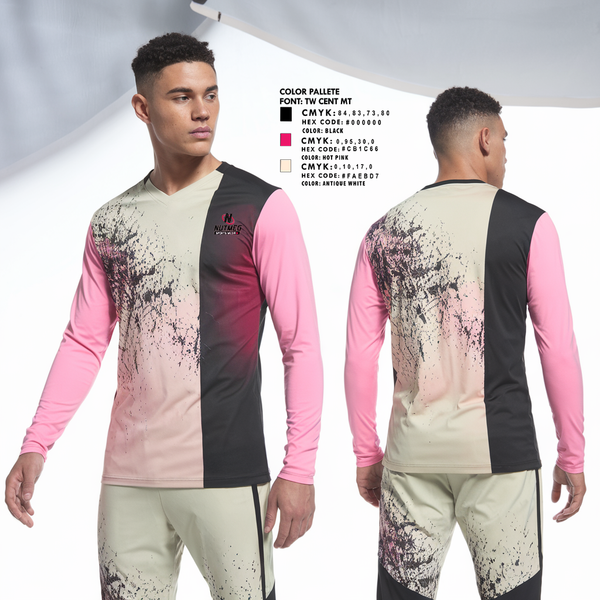 Womens Long Sleeve Vneck Shirt, Nutmeg Sports Media, Men's Soccer, Teamtime, Team time, sublimation, custom sports apparel, team uniforms, spirit wear, spiritwear, sports uniforms, custom shirts, team store, custom team store, fundraiser sports, apparel fundraiser