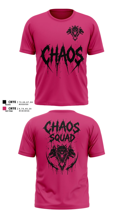 Chaos squad fire and Ice Short Sleeve Performance Shirt - 10