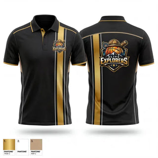 Short Sleeve Performance Polo, Elite Explorers, Men's Basketball, Teamtime, Team time, sublimation, custom sports apparel, team uniforms, spirit wear, spiritwear, sports uniforms, custom shirts, team store, custom team store, fundraiser sports, apparel fundraiser