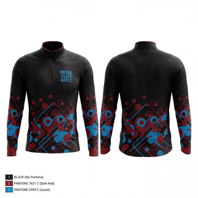 D-real elite boyz 47606971 Quarter Zip Jacket - 1