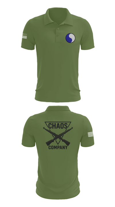 C-Co 1/116 29th IN BDE 88691555 Short Sleeve Performance Polo - 47