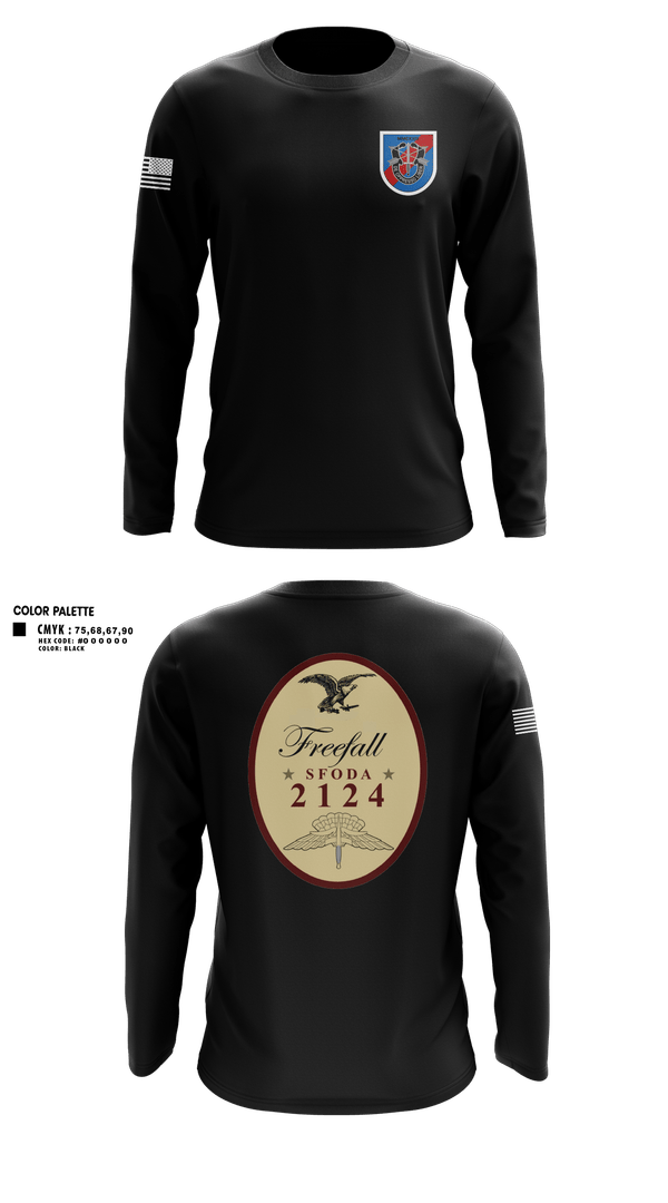 Long Sleeve Performance Shirt, ODA 2124, Army, Teamtime, Team time, sublimation, custom sports apparel, team uniforms, spirit wear, spiritwear, sports uniforms, custom shirts, team store, custom team store, fundraiser sports, apparel fundraiser