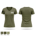 LINCOLN AJROTC 12619193 Women's Short Sleeve V-neck Shirt - 1
