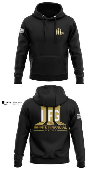Hoodie, Infinite Financial Group, , Teamtime, Team time, sublimation, custom sports apparel, team uniforms, spirit wear, spiritwear, sports uniforms, custom shirts, team store, custom team store, fundraiser sports, apparel fundraiser