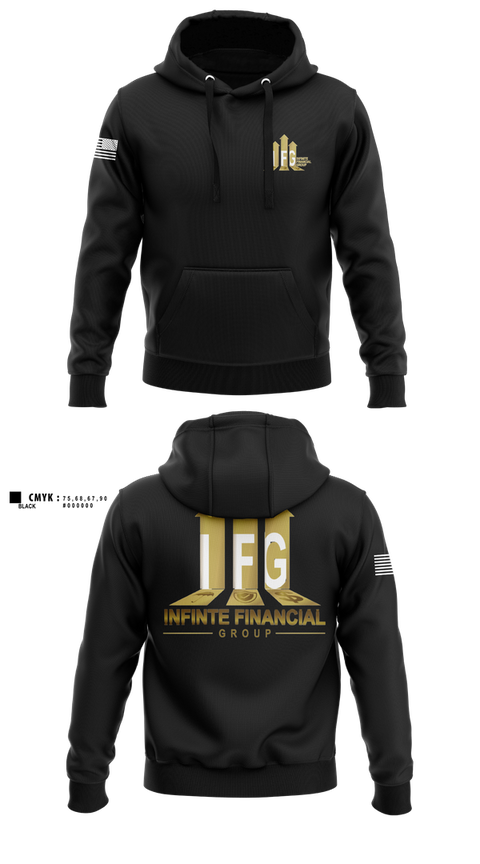 Hoodie, Infinite Financial Group, , Teamtime, Team time, sublimation, custom sports apparel, team uniforms, spirit wear, spiritwear, sports uniforms, custom shirts, team store, custom team store, fundraiser sports, apparel fundraiser