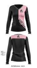 Raptor Roofing 26077645 Women's Long Sleeve V-neck Shirt - 41