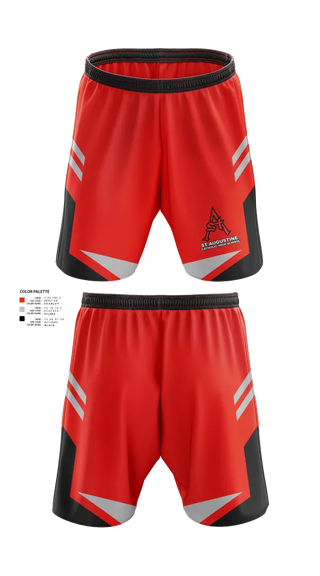 Athletic Shorts With Pockets, St Augustine Catholic High School, Spirit Store, Teamtime, Team time, sublimation, custom sports apparel, team uniforms, spirit wear, spiritwear, sports uniforms, custom shirts, team store, custom team store, fundraiser sports, apparel fundraiser
