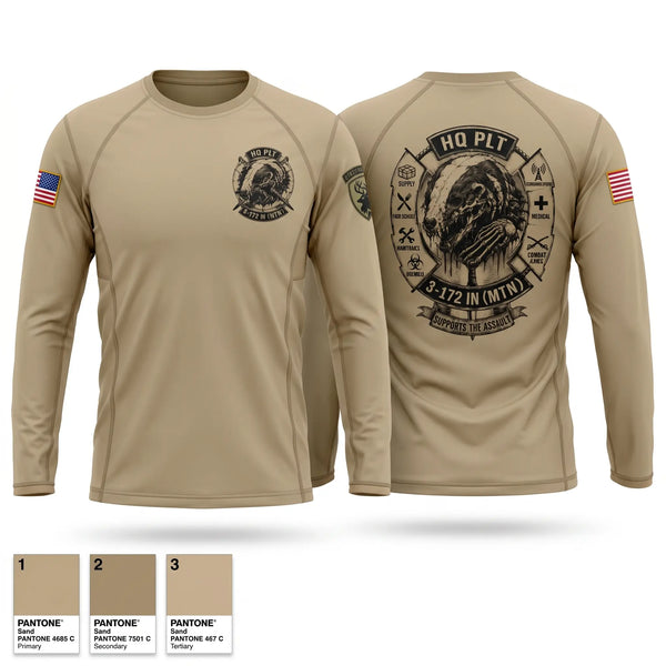 Long Sleeve Performance Shirt, F CO 3-172 IBCT, Army, Teamtime, Team time, sublimation, custom sports apparel, team uniforms, spirit wear, spiritwear, sports uniforms, custom shirts, team store, custom team store, fundraiser sports, apparel fundraiser