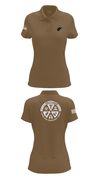 Womens Short Sleeve Performance Polo, Region 3 Homeland Response Force, , Teamtime, Team time, sublimation, custom sports apparel, team uniforms, spirit wear, spiritwear, sports uniforms, custom shirts, team store, custom team store, fundraiser sports, apparel fundraiser