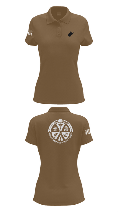 Region 3 Homeland Response Force 34212172 Women's Short Sleeve Performance Polo  - 15