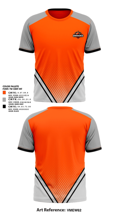 Dominance 51962035 Short Sleeve Performance Shirt - 1